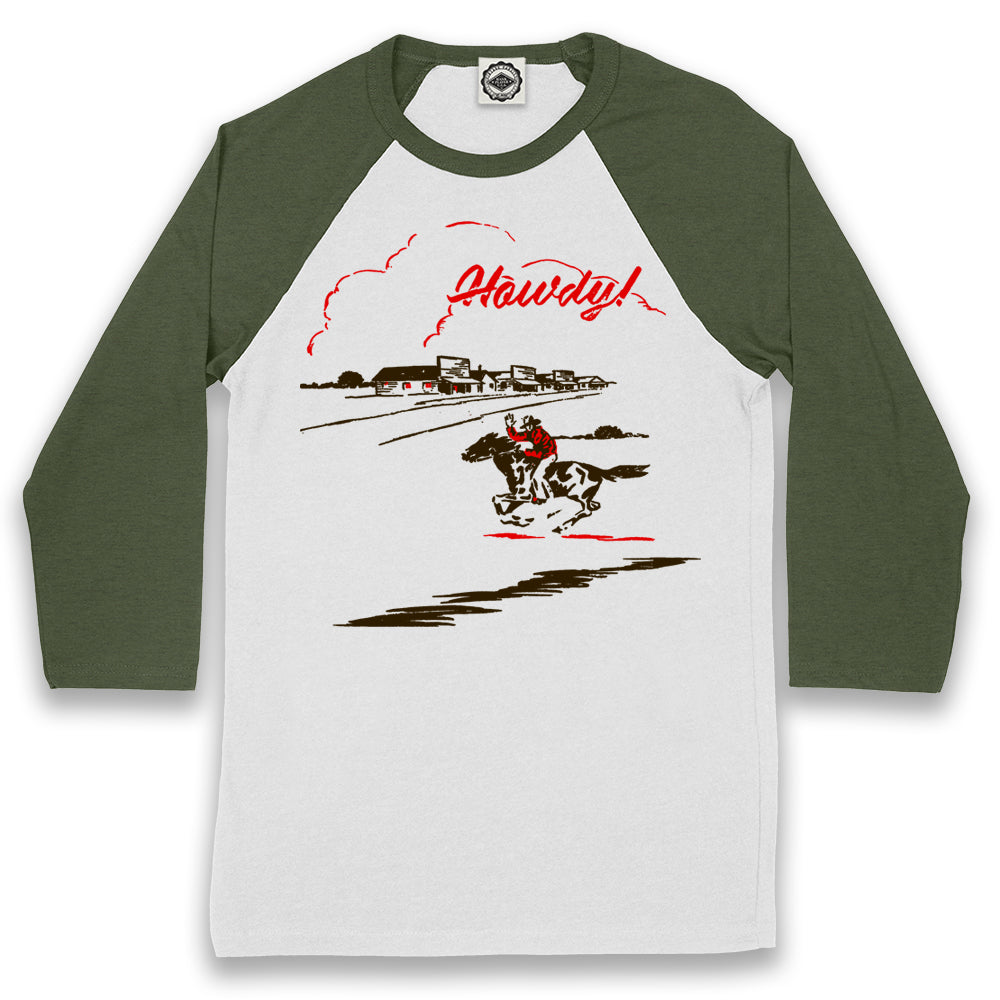 Howdy Cowboy Unisex Baseball Tee