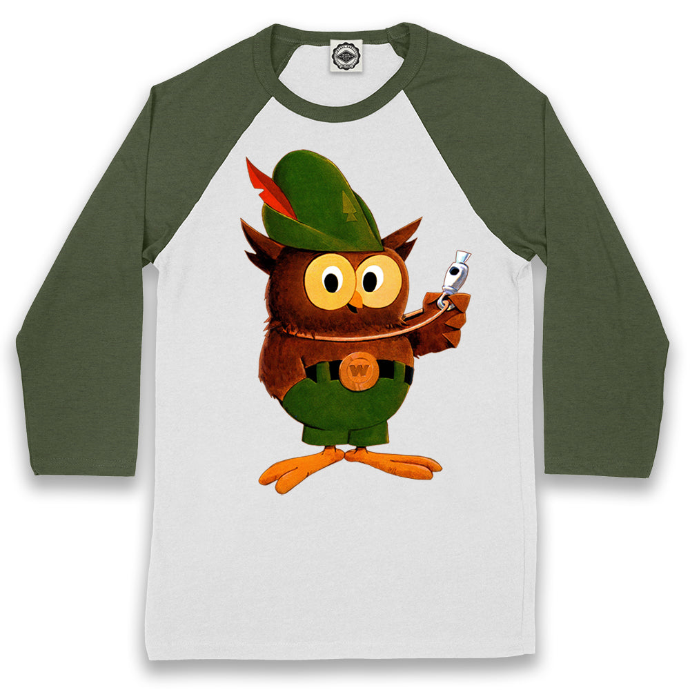 Multicolor Woodsy Owl Unisex Baseball Tee