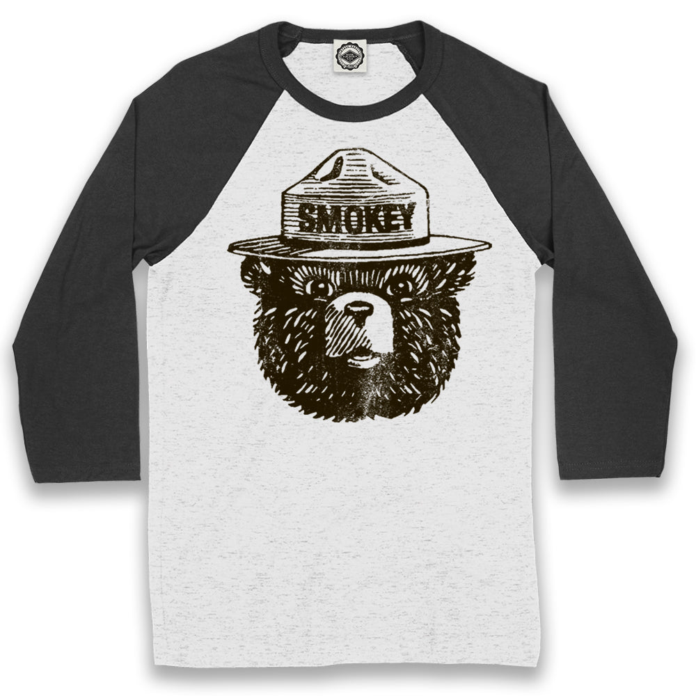 Official Smokey Bear Unisex Baseball Tee