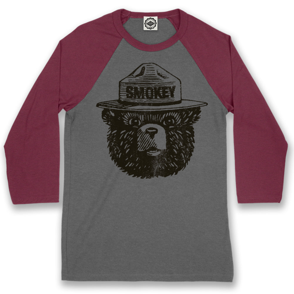 Official Smokey Bear Unisex Baseball Tee