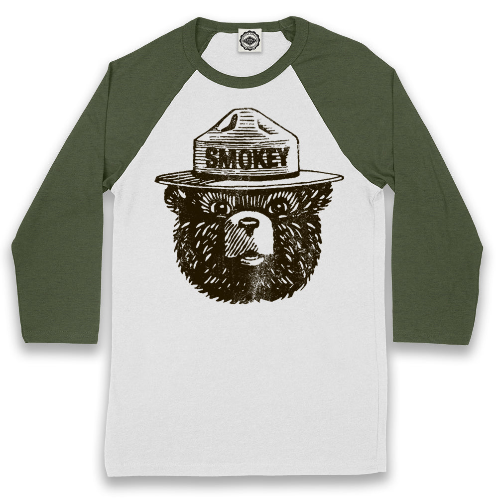 Official Smokey Bear Unisex Baseball Tee