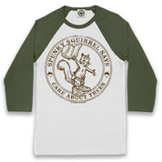 Spunky Squirrel Unisex Baseball Tee
