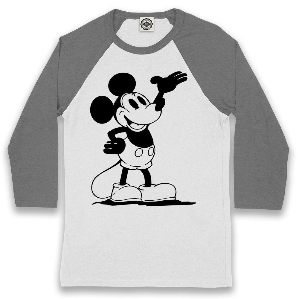 Steamboat Willie Unisex Baseball Tee