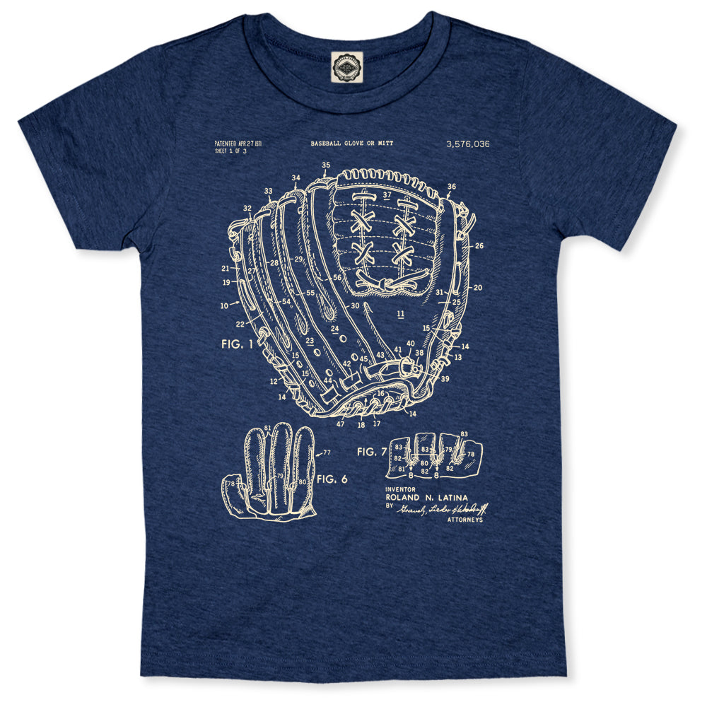 Baseball Glove Patent Kid's Tee