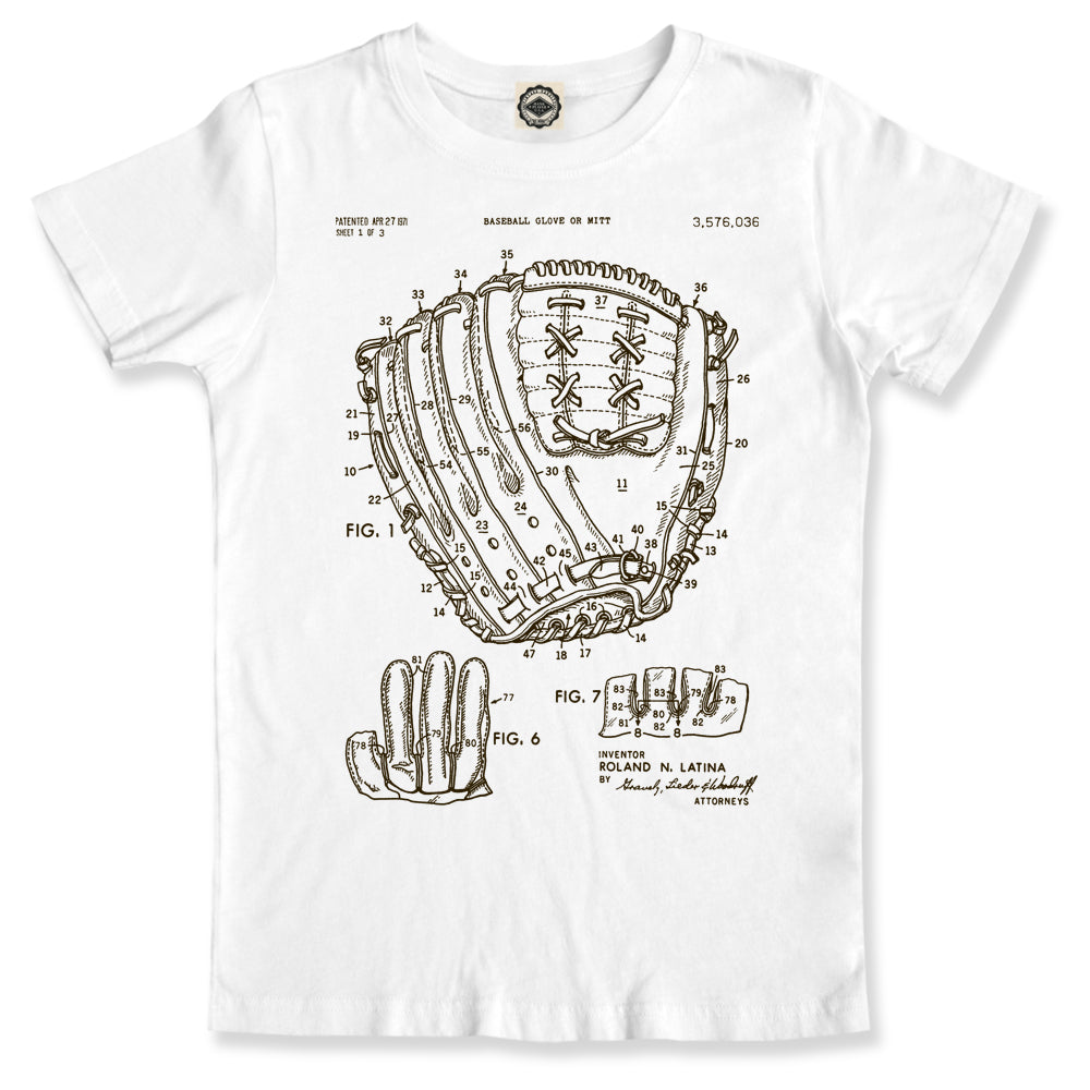 Baseball Glove Patent Men's Tee
