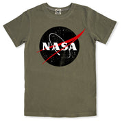 Black Official NASA Logo Men's Tee