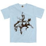 Cowboy Bronco Unisex Pigment Dyed Tee