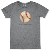 Better Stronger Faster: Baseball Kid's Tee