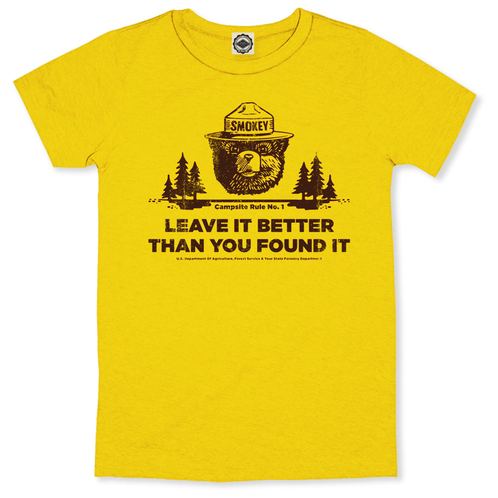 Smokey Bear's Campsite Rule Kid's Tee