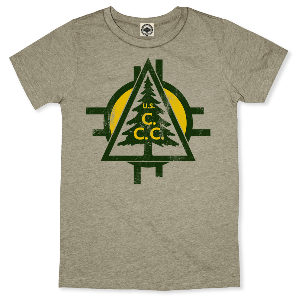 CCC (Civilian Conservation Corps) Tree Logo Men's Tee