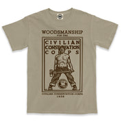 CCC (Civilian Conservation Corps) Woodsmanship Men's Pigment Dyed Tee