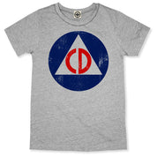 Vintage Civil Defense Logo Men's T-Shirt in Grey