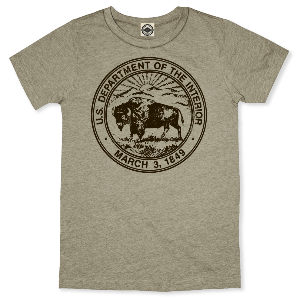 Vintage Department Of The Interior Logo Men's Tee