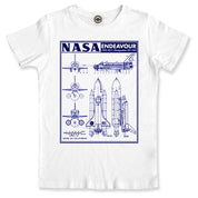 NASA Endeavour Blueprint Toddler Tee