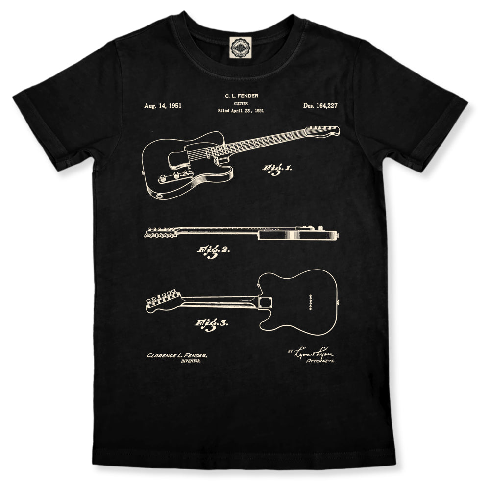 Fender Guitar Patent Toddler Tee