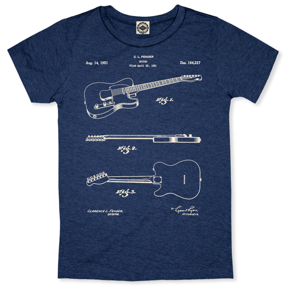 Fender Guitar Patent Toddler Tee