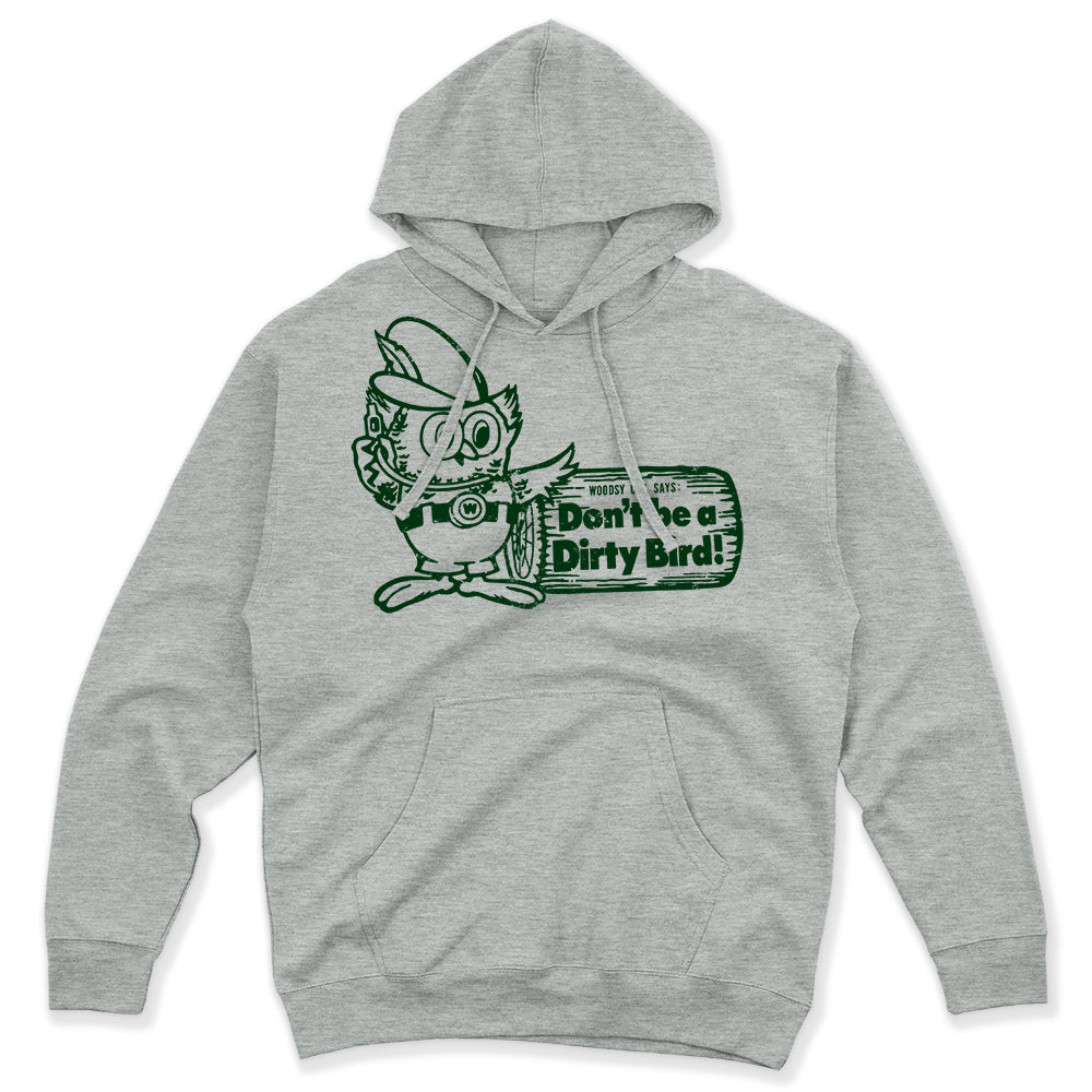 Woodsy Owl "Don't Be A Dirty Bird" Unisex Hoodie