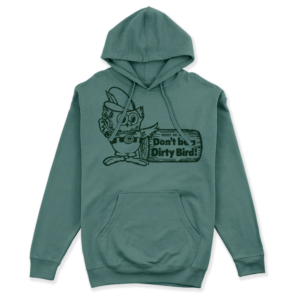 Woodsy Owl "Don't Be A Dirty Bird" Unisex Hoodie
