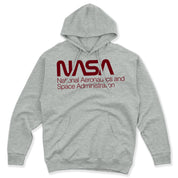 NASA (National Aeronautics And Space Administration) Unisex Hoodie in Grey