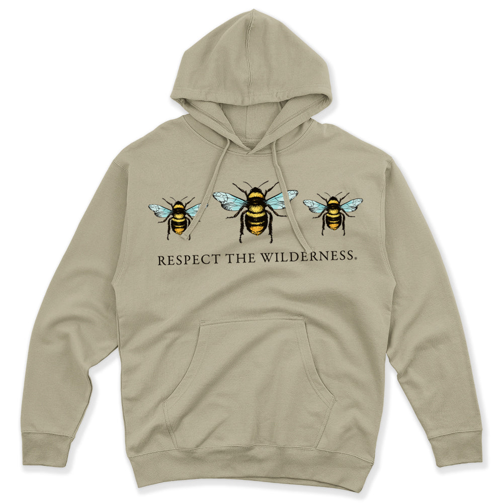 Respect The Wilderness Bees Unisex Hoodie
