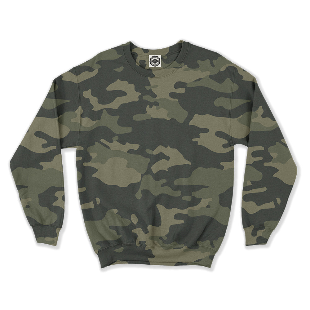 Unisex Go To Crew Sweatshirt (Camouflage)