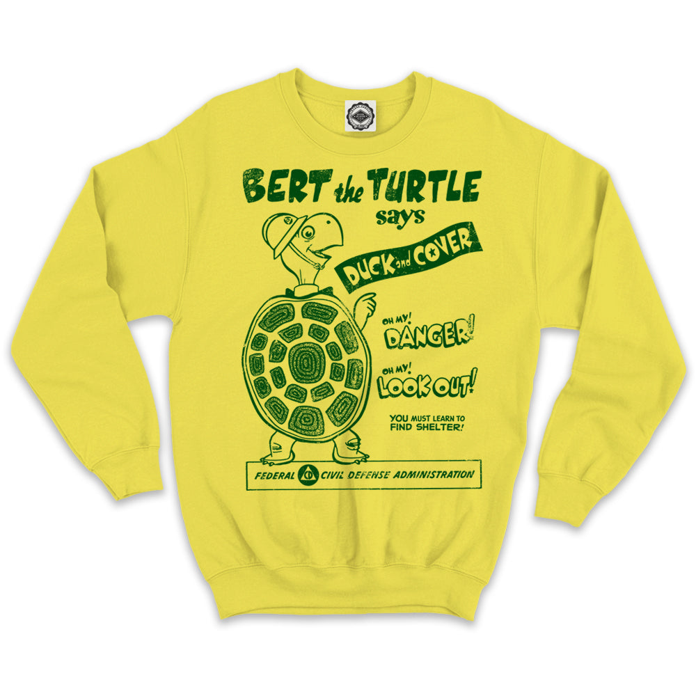 Bert The Turtle Unisex Crew Sweatshirt