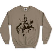 Cowboy Bronco Unisex Crew Sweatshirt