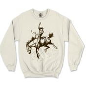 Cowboy Bronco Unisex Crew Sweatshirt