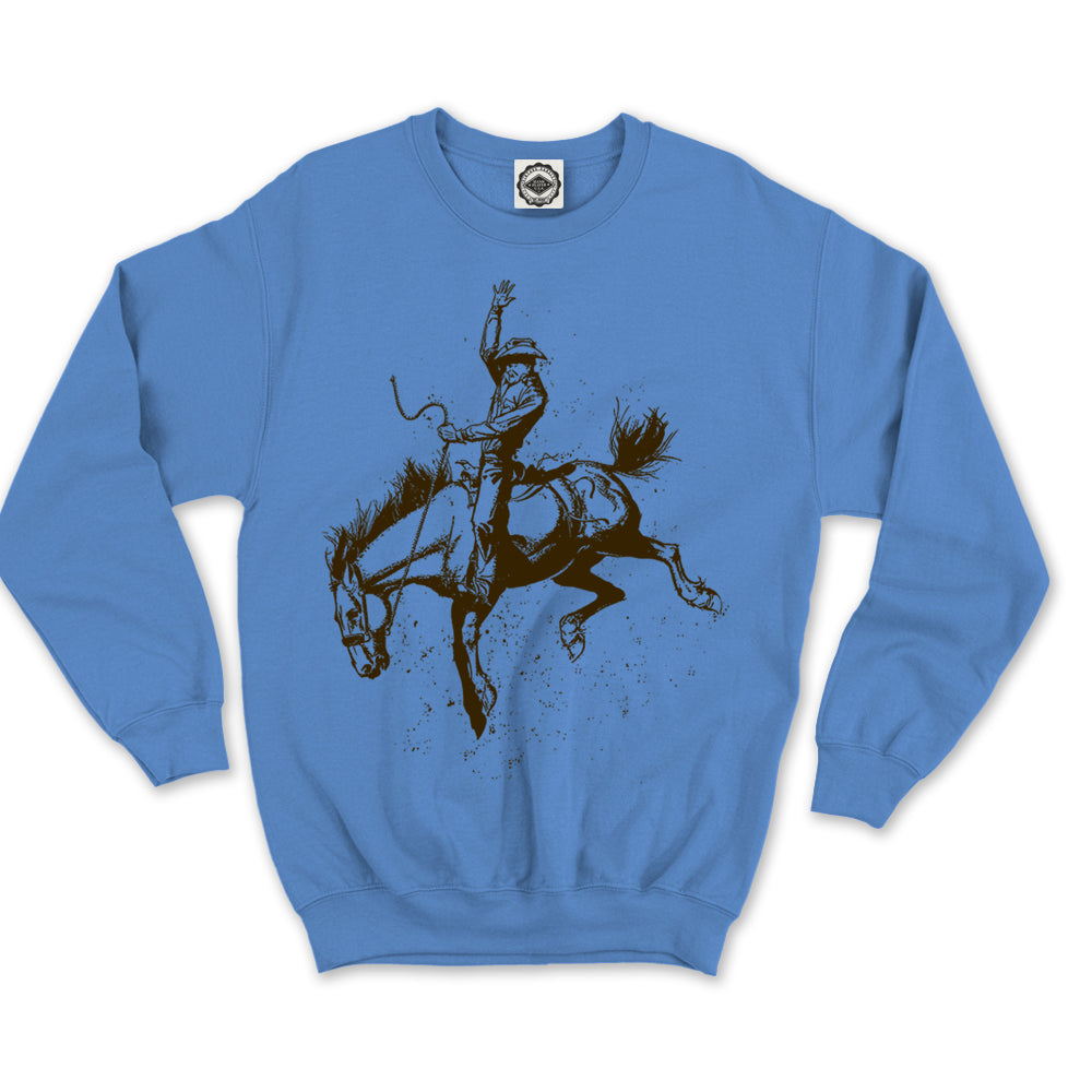 Cowboy Bronco Unisex Crew Sweatshirt