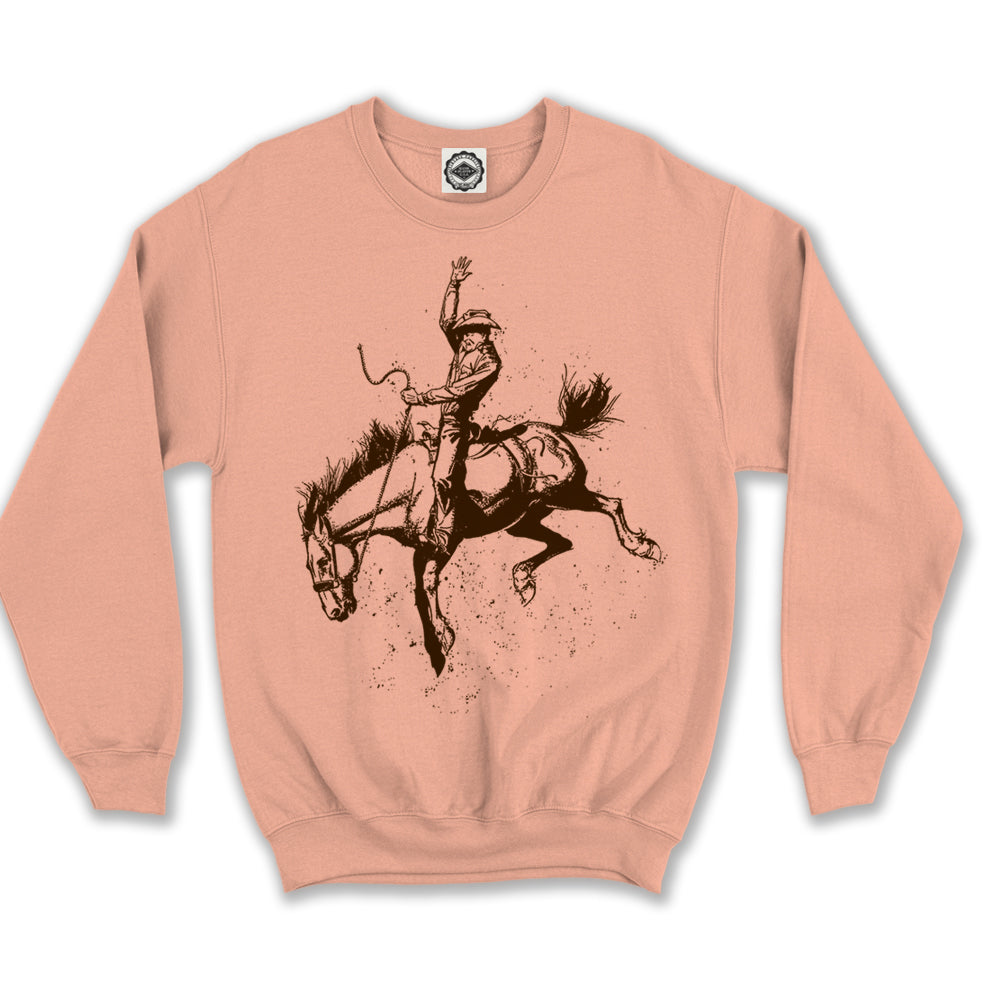 Cowboy Bronco Unisex Crew Sweatshirt