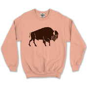 Buffalo/American Bison Unisex Crew Sweatshirt