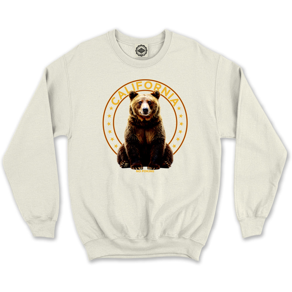 California "No Poking The Bear" Unisex Crew Sweatshirt