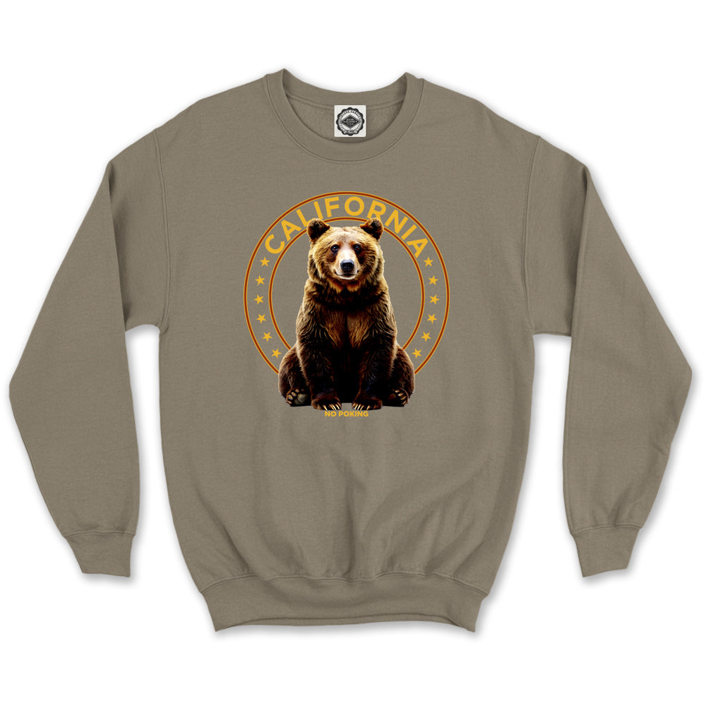 California "No Poking The Bear" Unisex Crew Sweatshirt