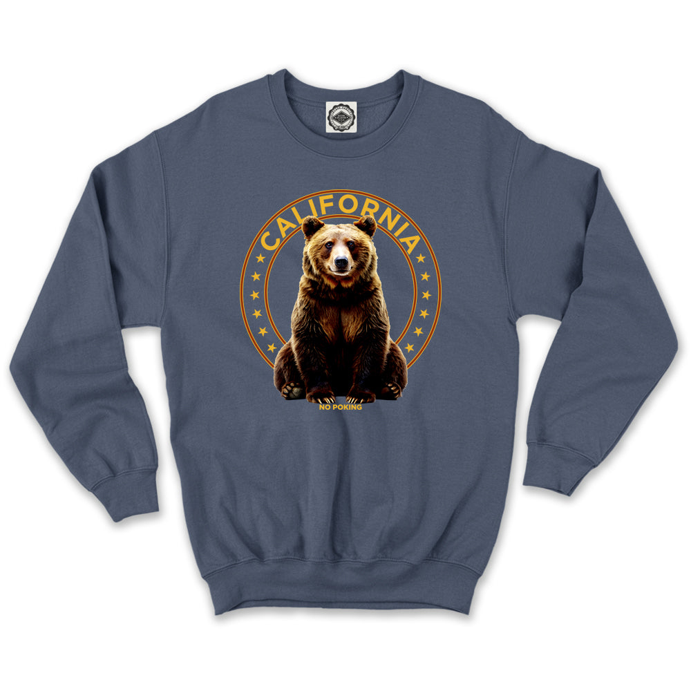 California "No Poking The Bear" Unisex Crew Sweatshirt