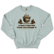 Smokey Bear's Campsite Rule Unisex Crew Sweatshirt