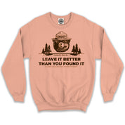 Smokey Bear's Campsite Rule Unisex Crew Sweatshirt