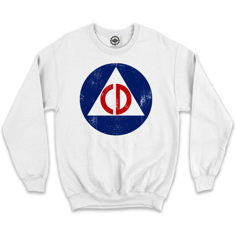 Vintage Civil Defense Unisex Crew Sweatshirt