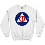 Vintage Civil Defense Logo Unisex Crew Sweatshirt