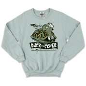 Bert The Turtle "Duck & Cover" Unisex Crew Sweatshirt