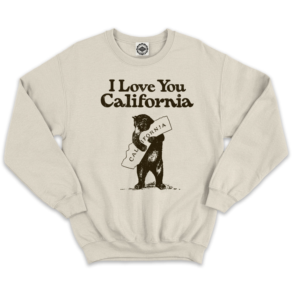 I Love You California Unisex Crew Sweatshirt