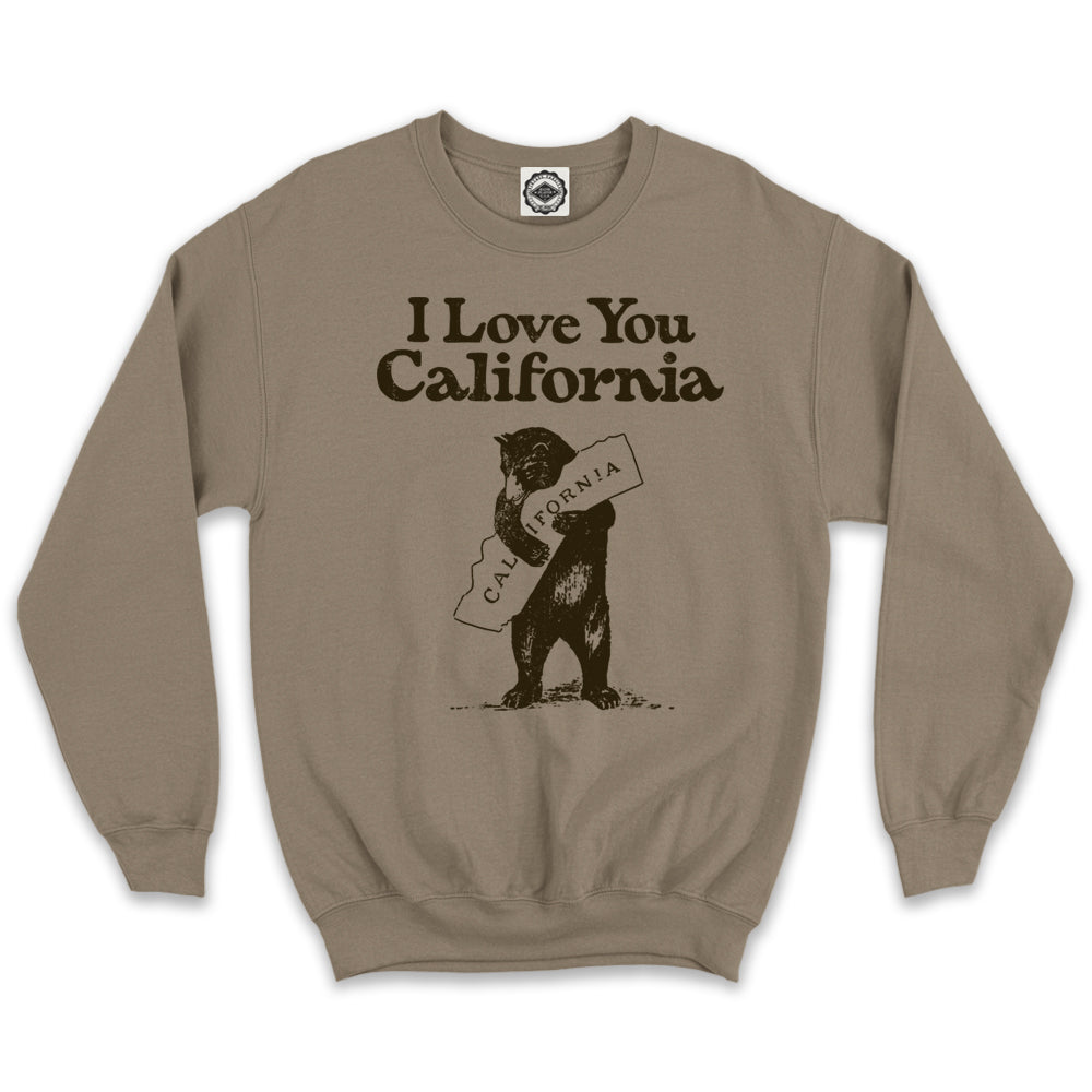 I Love You California Unisex Crew Sweatshirt