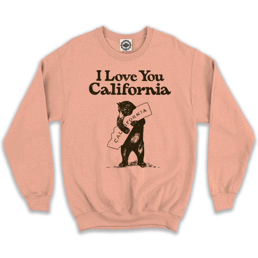 I Love You California Unisex Crew Sweatshirt