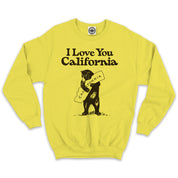 I Love You California Unisex Crew Sweatshirt