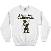 I Love You California Unisex Crew Sweatshirt