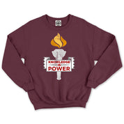 Knowledge Is Power Unisex Crew Sweatshirt