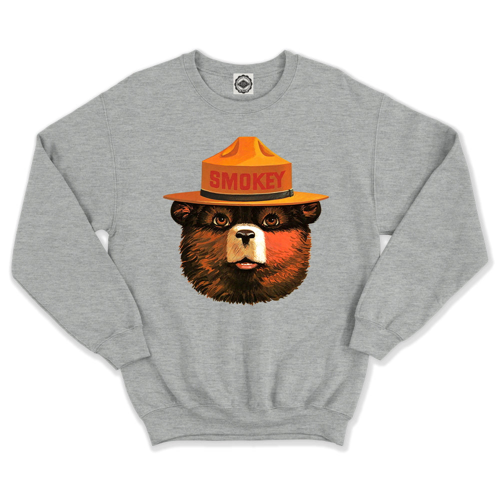 Multicolor Smokey Bear Unisex Crew Sweatshirt