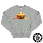 Multicolor Smokey Bear Ranger Hat Unisex Crew Sweatshirt