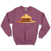 Multicolor Smokey Bear Ranger Hat Unisex Crew Sweatshirt