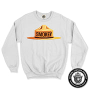 Multicolor Smokey Bear Ranger Hat Unisex Crew Sweatshirt