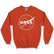 NASA 1 Color Logo Unisex Crew Sweatshirt